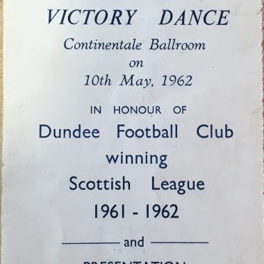 1. 1961-62 Victory Dance Front