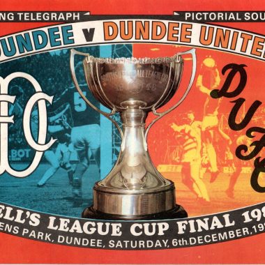 3. Dundee v Dundee Utd Scottish League Cup Final 06.12.1980 Evening Telegraph