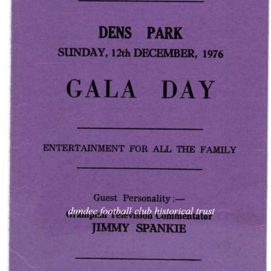 Dundee FC Gala day 1976.1