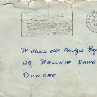 Envelope one front